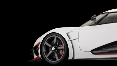 The Koenigsegg One:1 1:8 Scale Model (White)