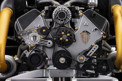 The Koenigsegg One:1 Engine 1:6 Scale Model