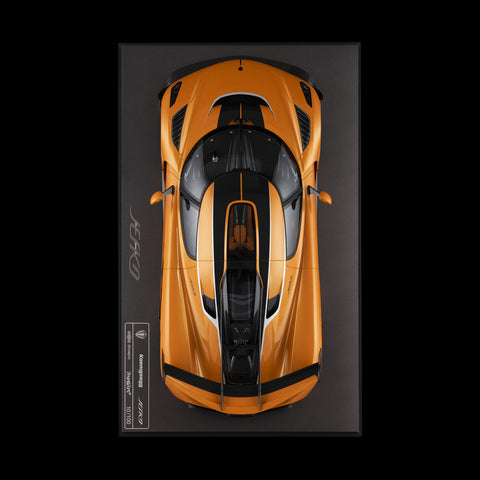 The Koenigsegg Jesko Absolut 1:8 Scale Model (orange)
