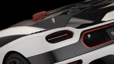 The Koenigsegg One:1 1:8 Scale Model (White)