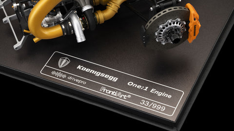 The Koenigsegg One:1 Engine 1:6 Scale Model