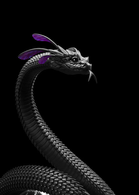 Viper Snake Sculpture